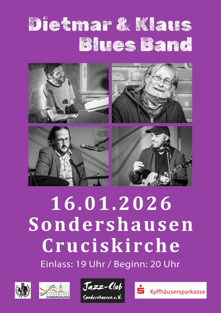 Dietmar & Klaus Blues Band Sondershausen Cruciskirche 16.01.2026